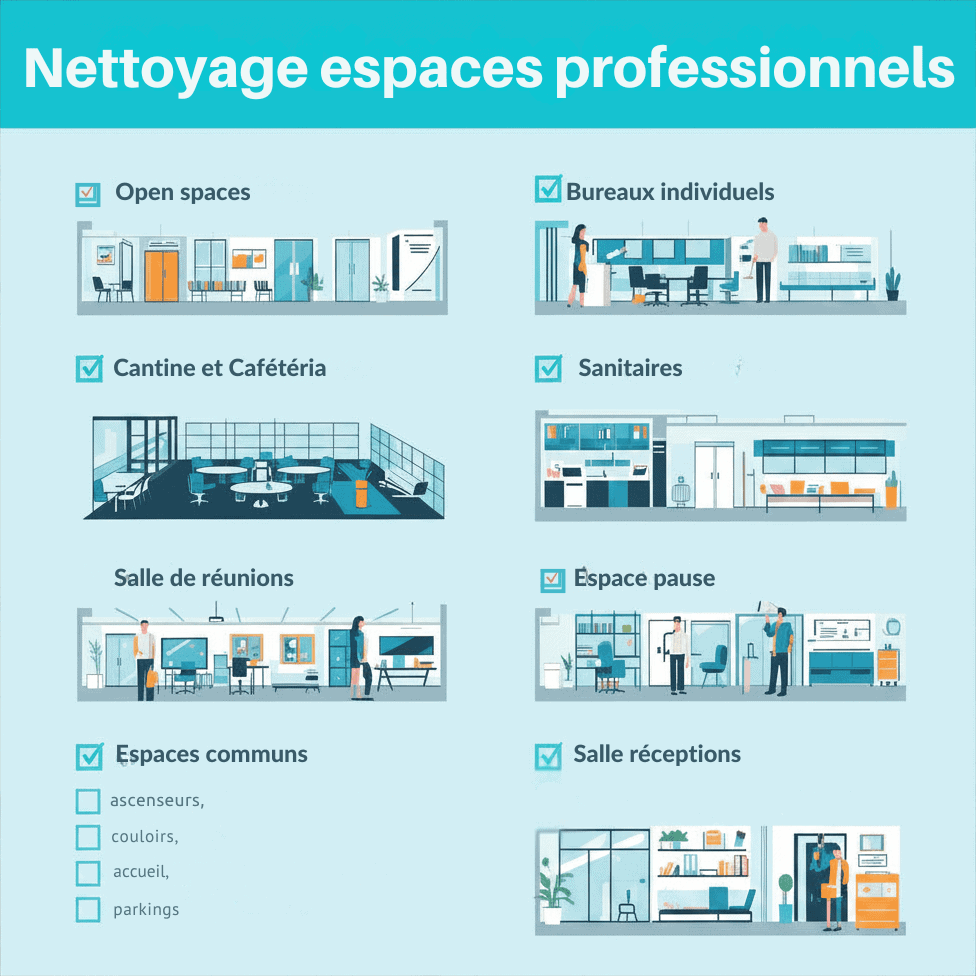 Nettoyage locaux professionnels